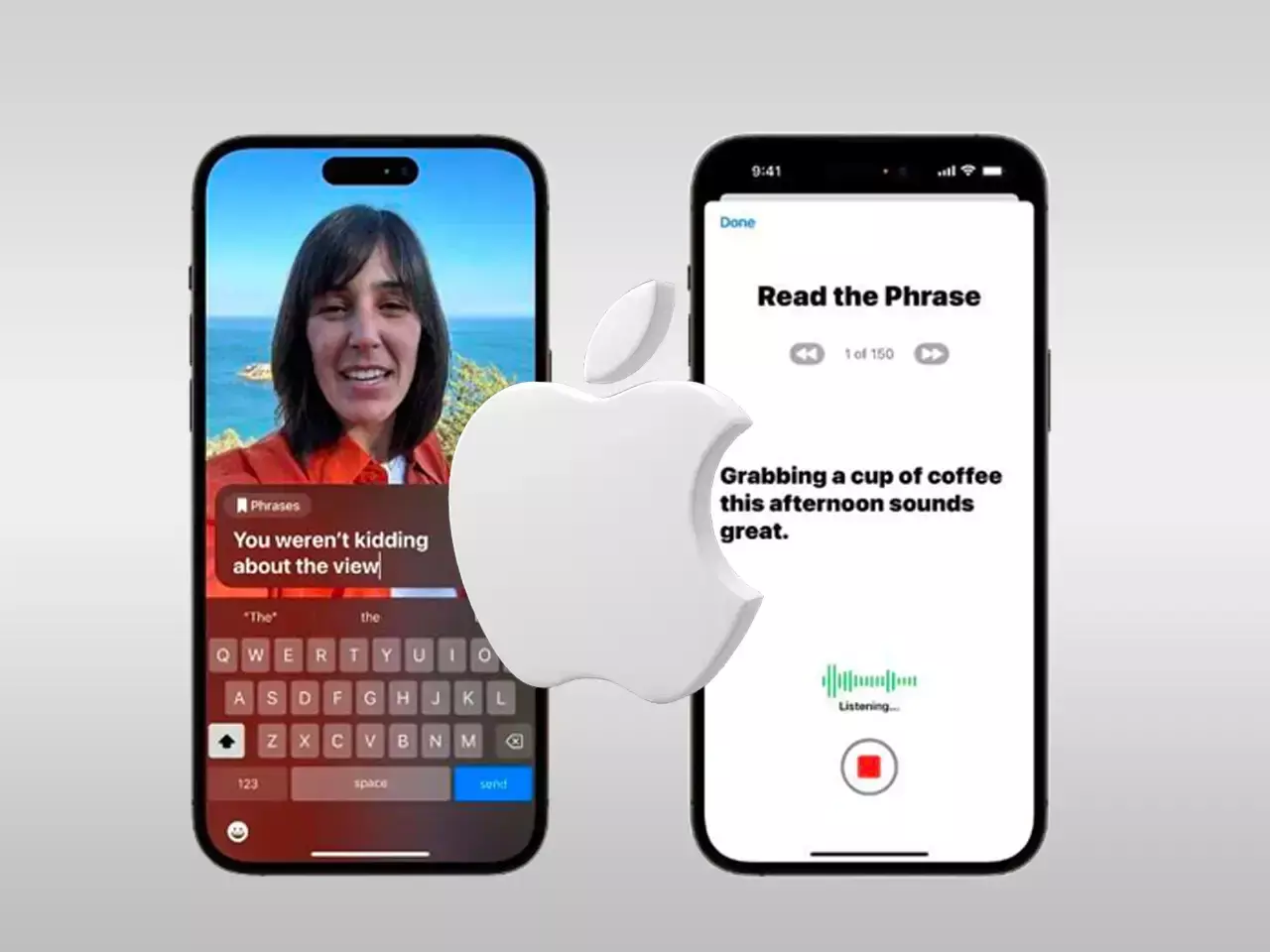 ഐഫോണ്‍:സ്പീച്ച് അസിസ്റ്റന്റിന്   ഇനി നിങ്ങളുടെ ശബ്ദം