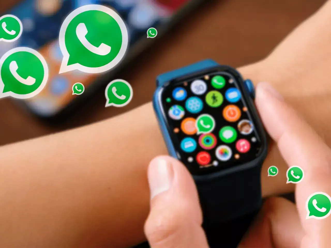 forget the phone, whatsapp is now on the smart watch