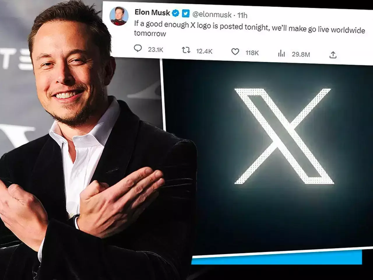 നീലക്കിളിയും ട്വീറ്റും ഇല്ല, ഇനി X മാത്രം; ട്വിറ്ററിനെ അടിമുടി റീബ്രാന്‍ഡ് ചെയ്ത് മസ്‌ക്