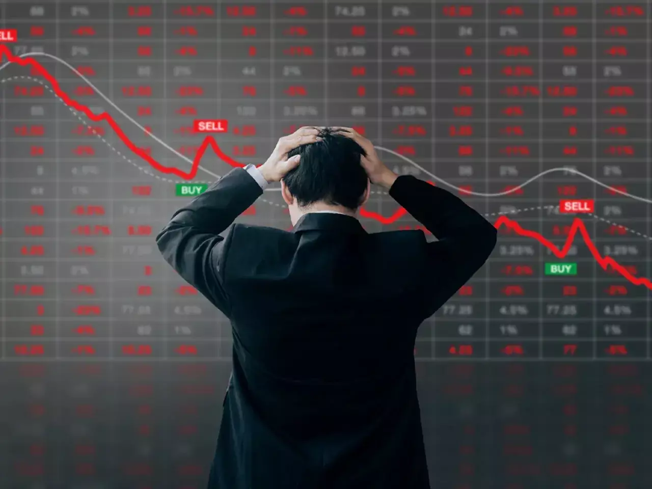 investors on alert markets ended lower