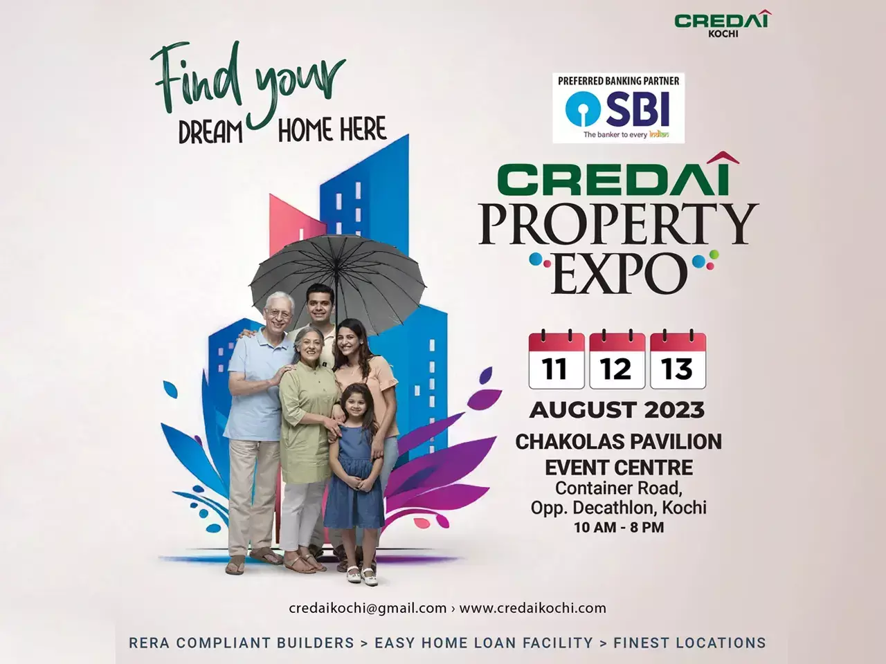 ക്രെഡായ്‌ കൊച്ചി പ്രോപ്പര്‍ട്ടി എക്‌സ്‌പോ 2023: 13 വരെ