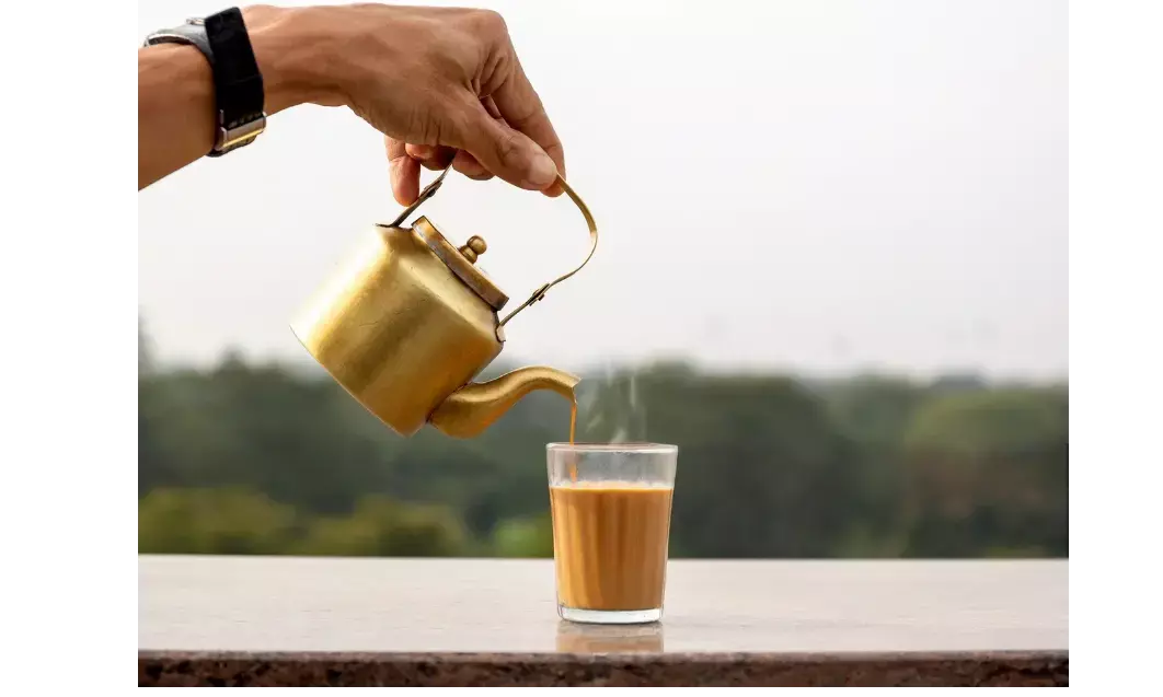 small tea shop start up | chai kettle with glass