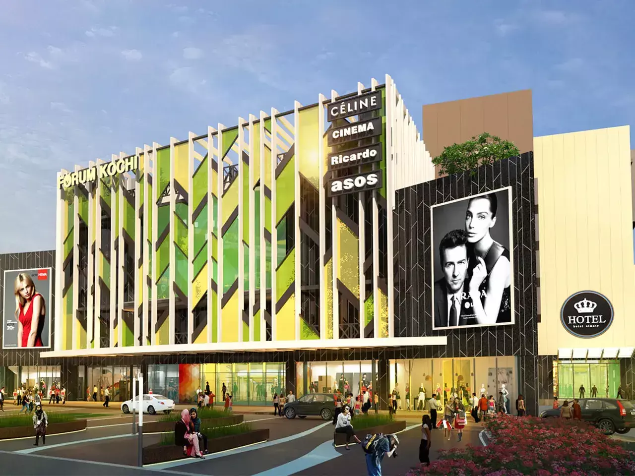 lulu daily at forum mall today with an innovative shopping experience