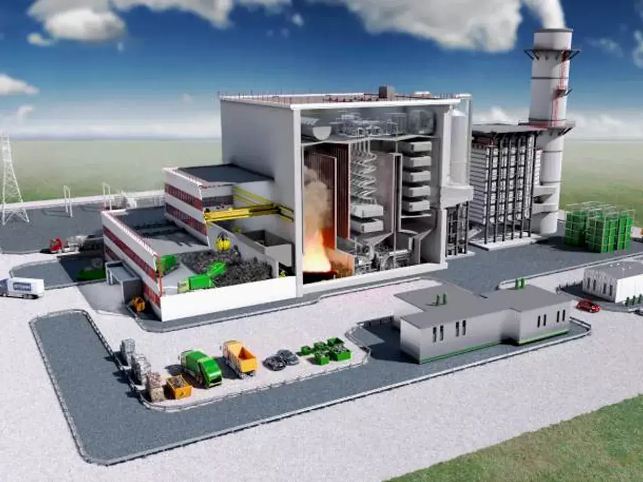 electricity from waste project is coming up in karnataka