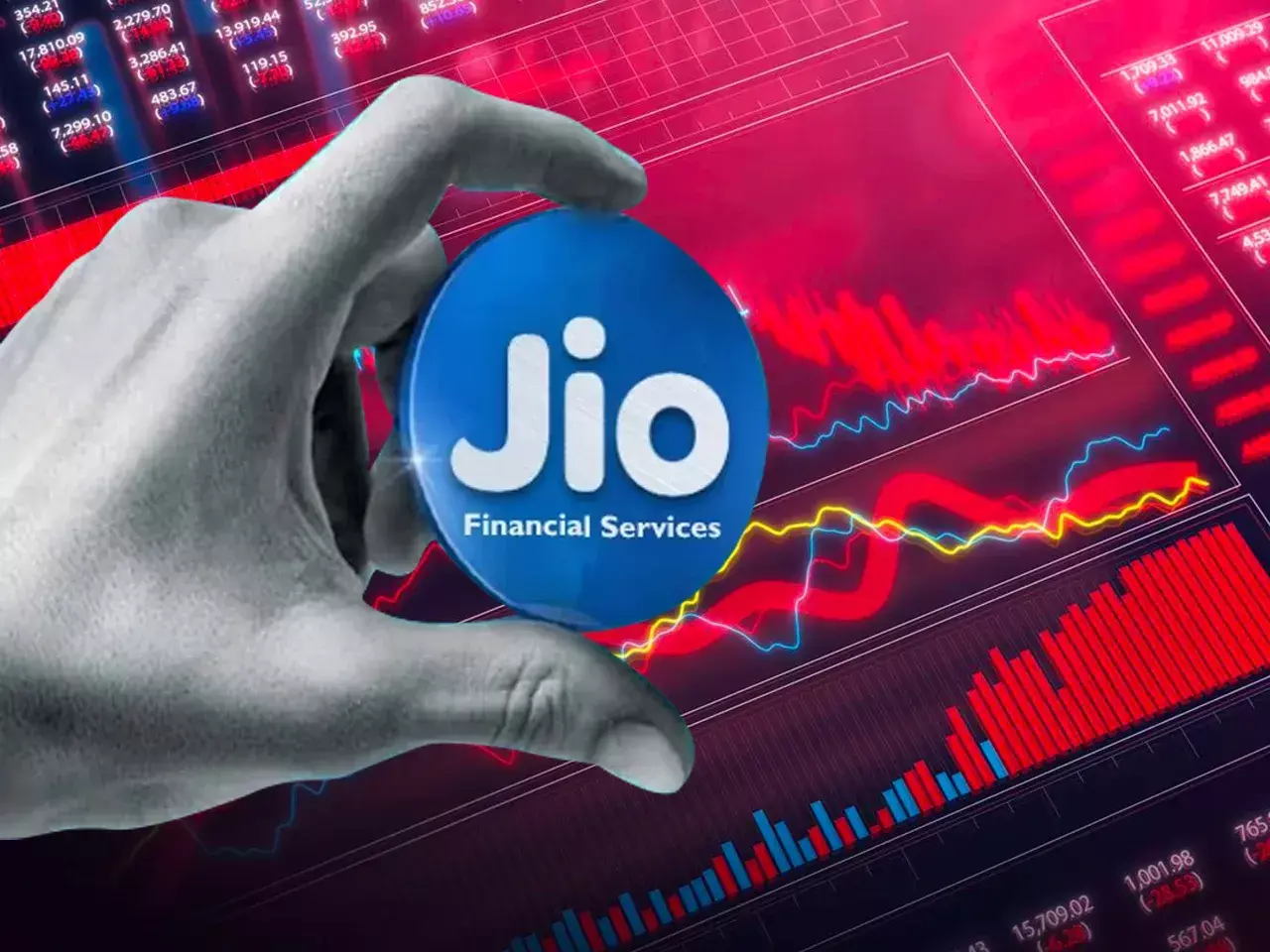 Jio Financial Services share price today | jio financial continues to decline for the third day