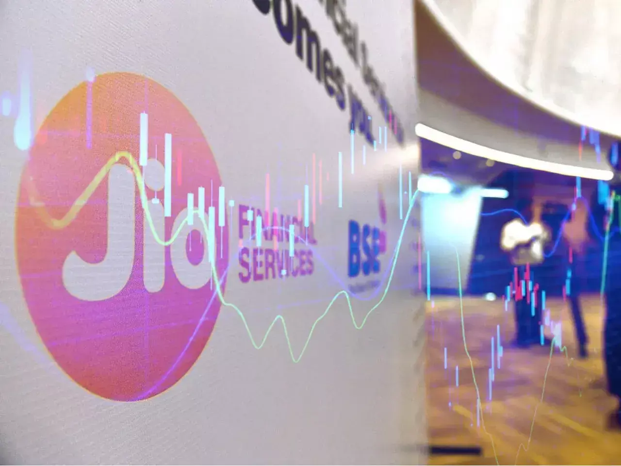 jio fin shares rose 4 percent