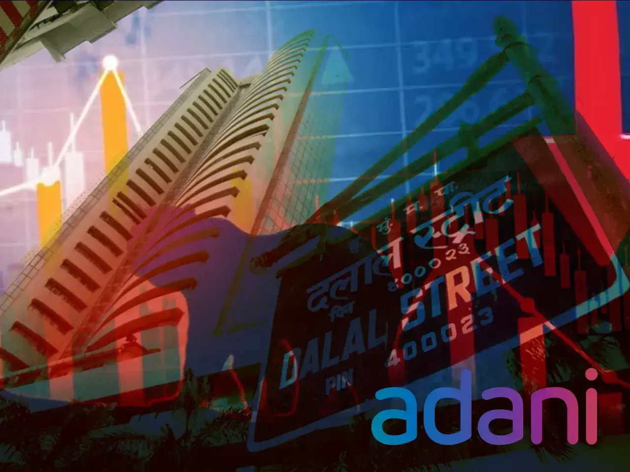 adani shares hit | dalal street red