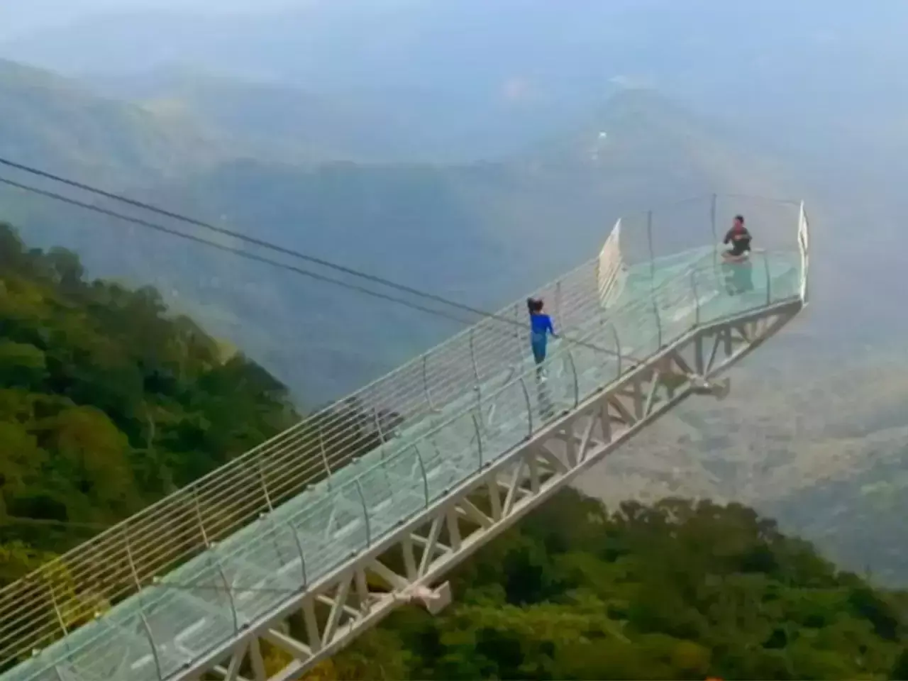 Cantilever glass bridge in Vagamon |  Kerala tourism | kerala tourist places