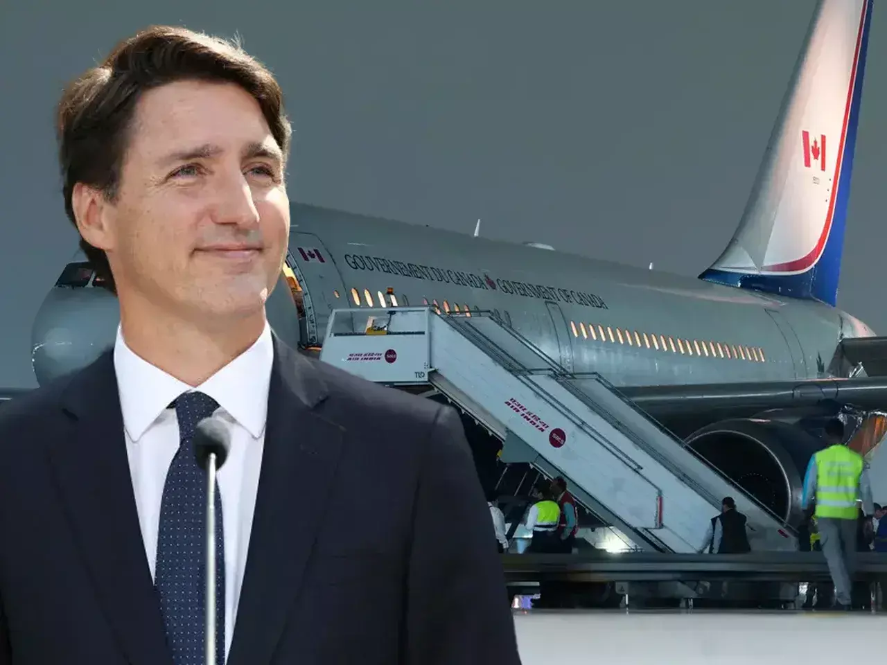 aircraft malfunction was resolved canadian pm is back