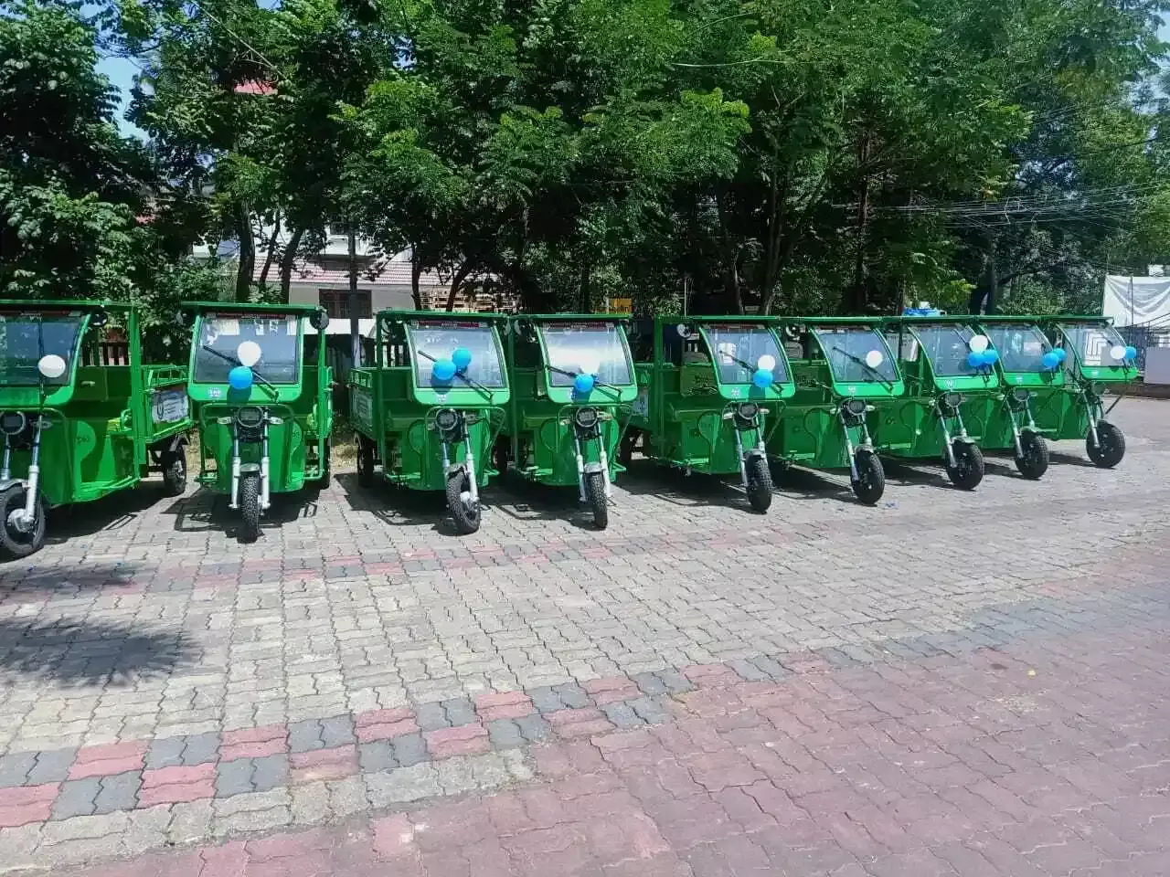e-carts have arrived to clean kochi