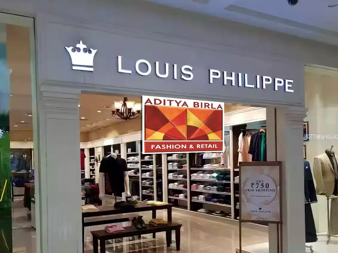 aditya birla group opens louis philippe outlet in uae