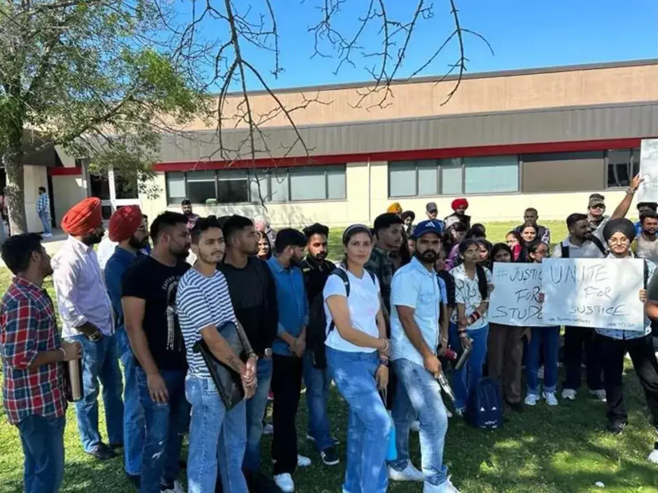 housing crisis indian student protests in canada