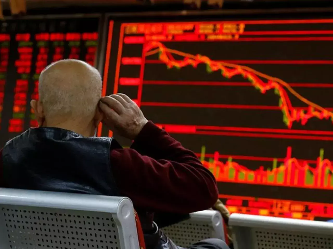 markets finally settled in the red