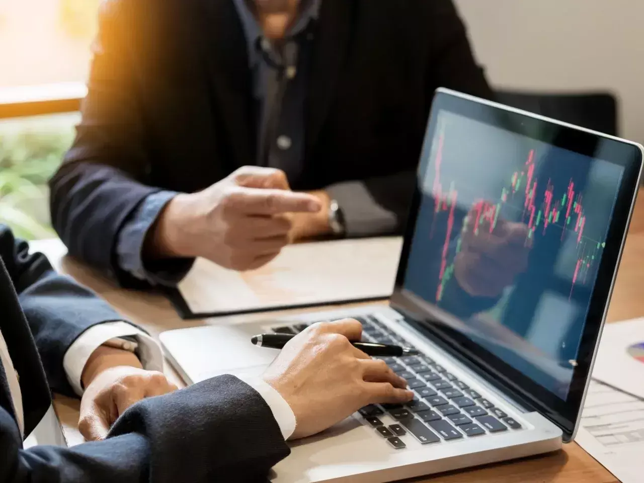 sensex and nifty down with global trends