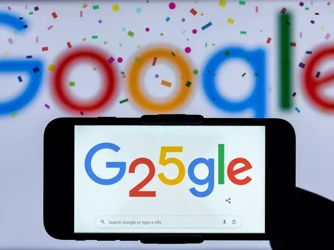 google 25th birthday