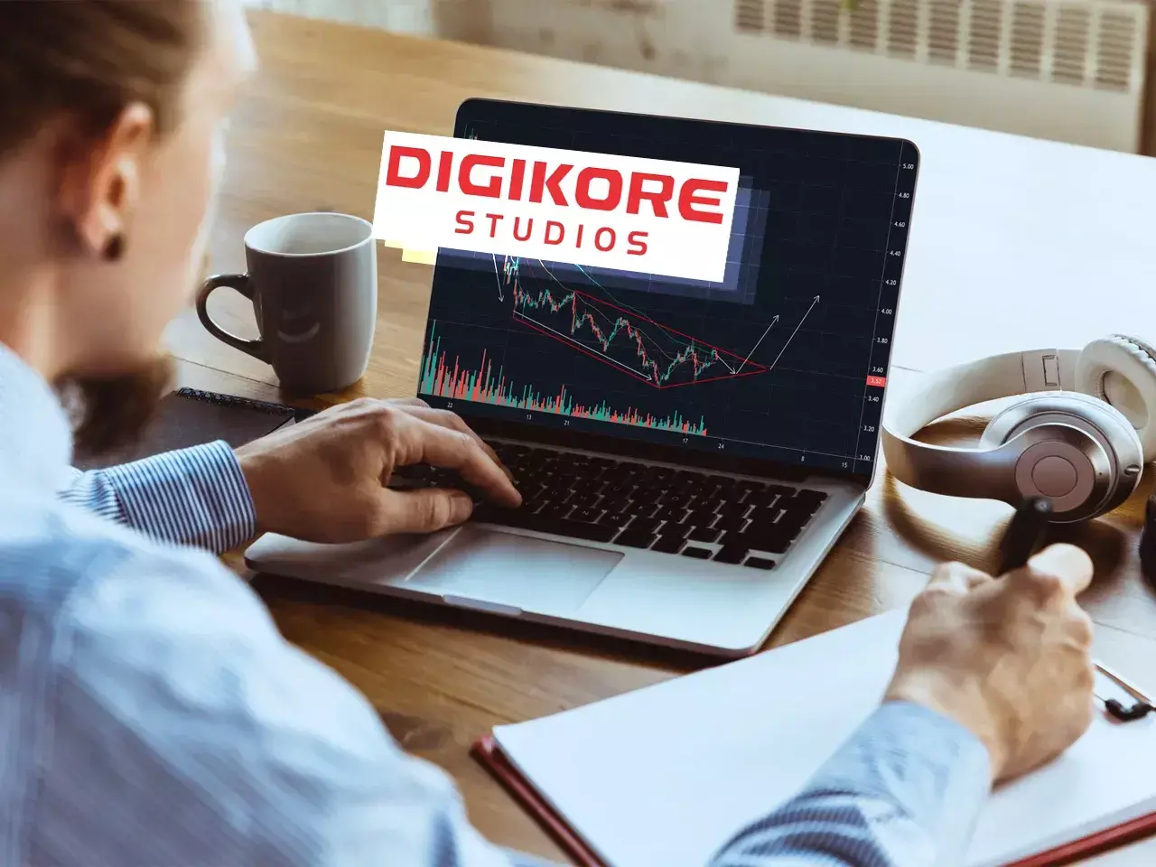 digikore studios listing at 57% premium
