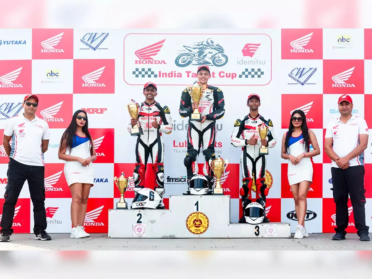 idmitsu honda india talent cup double win for kavin quintal