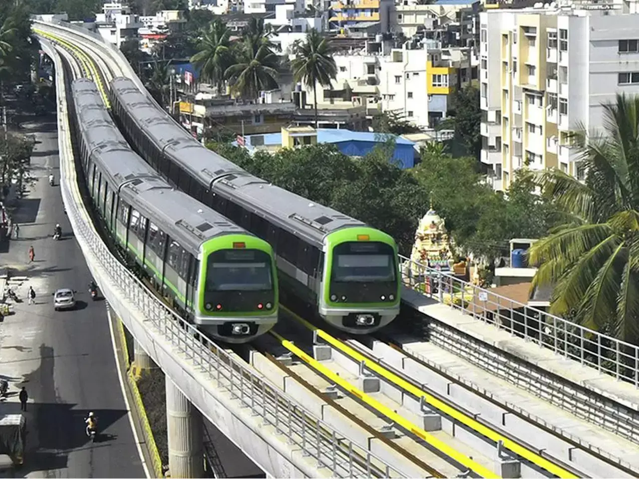 bangalore metro yellow line in february