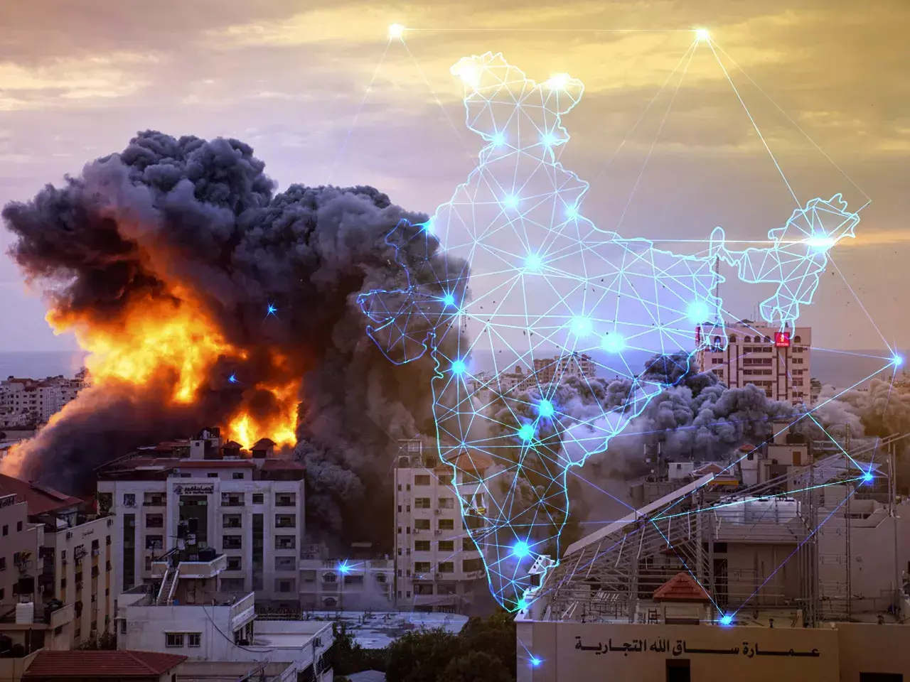 india will burn if the war goes too far