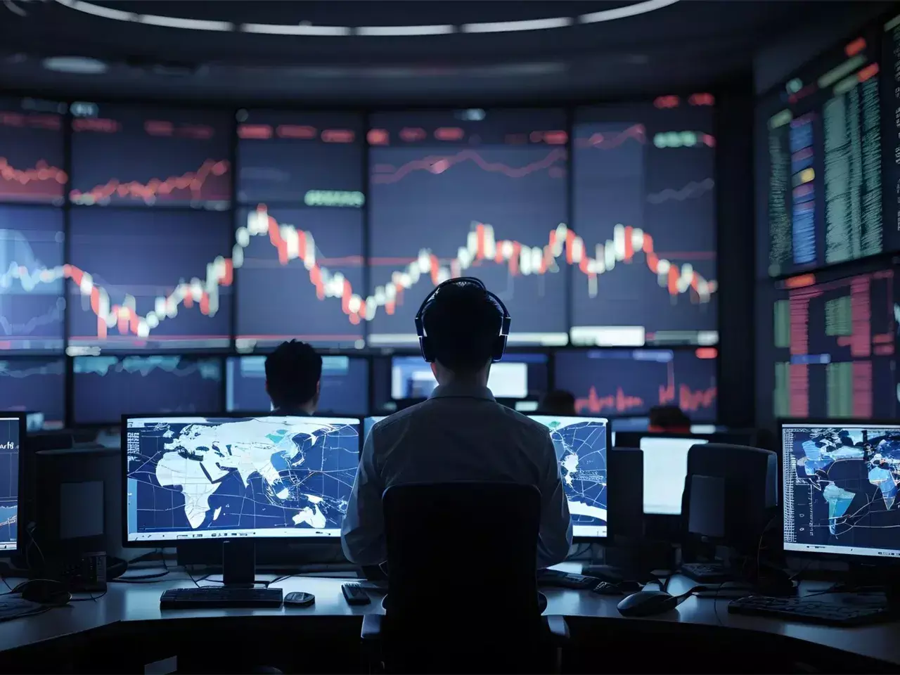 initial advantage was relinquished volatility in markets