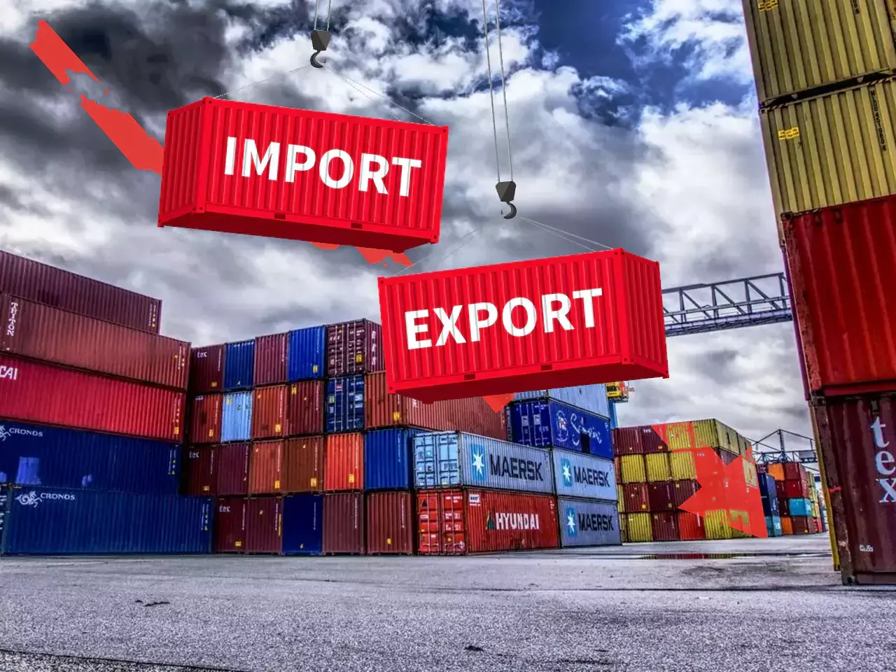 Exports also fell in September, as did imports