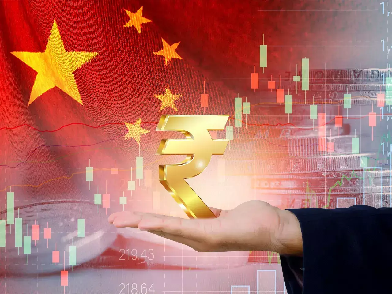 terms of economic growth, india is nowhere close to catching up with china