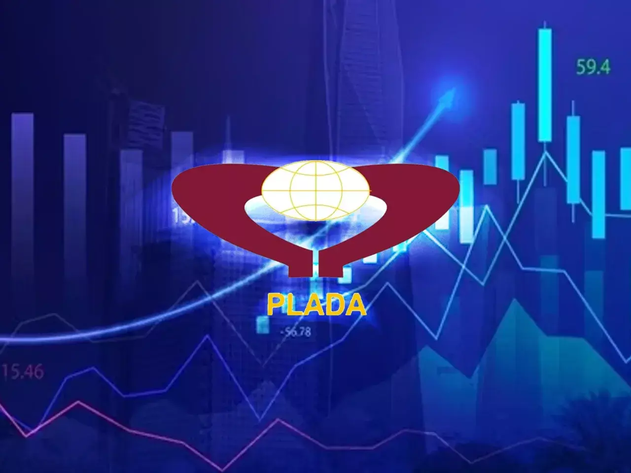 plada infotech listing at 23% premium