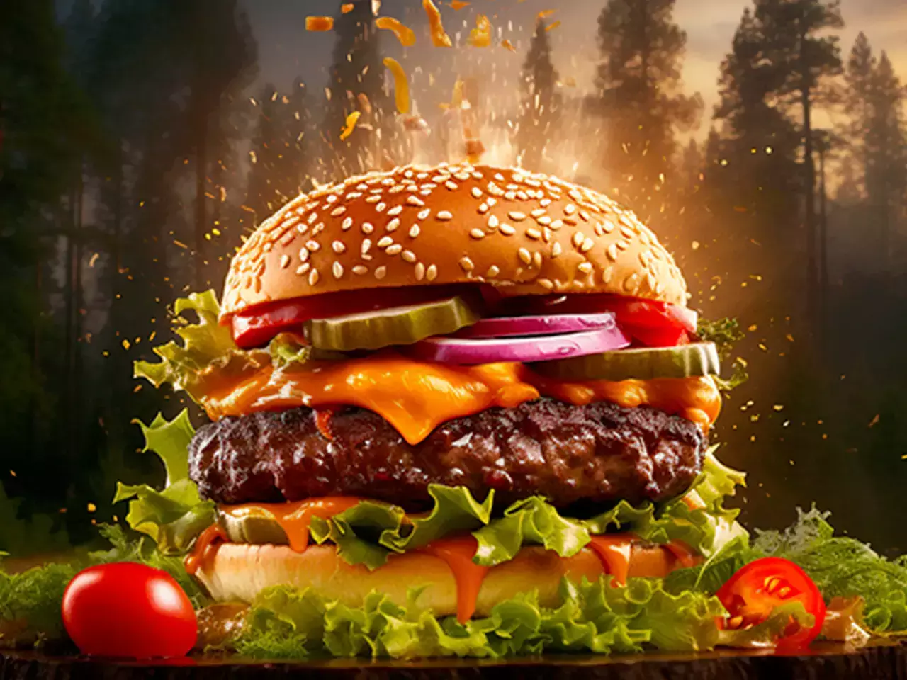 burger was the most ordered item during india pak cricket clash