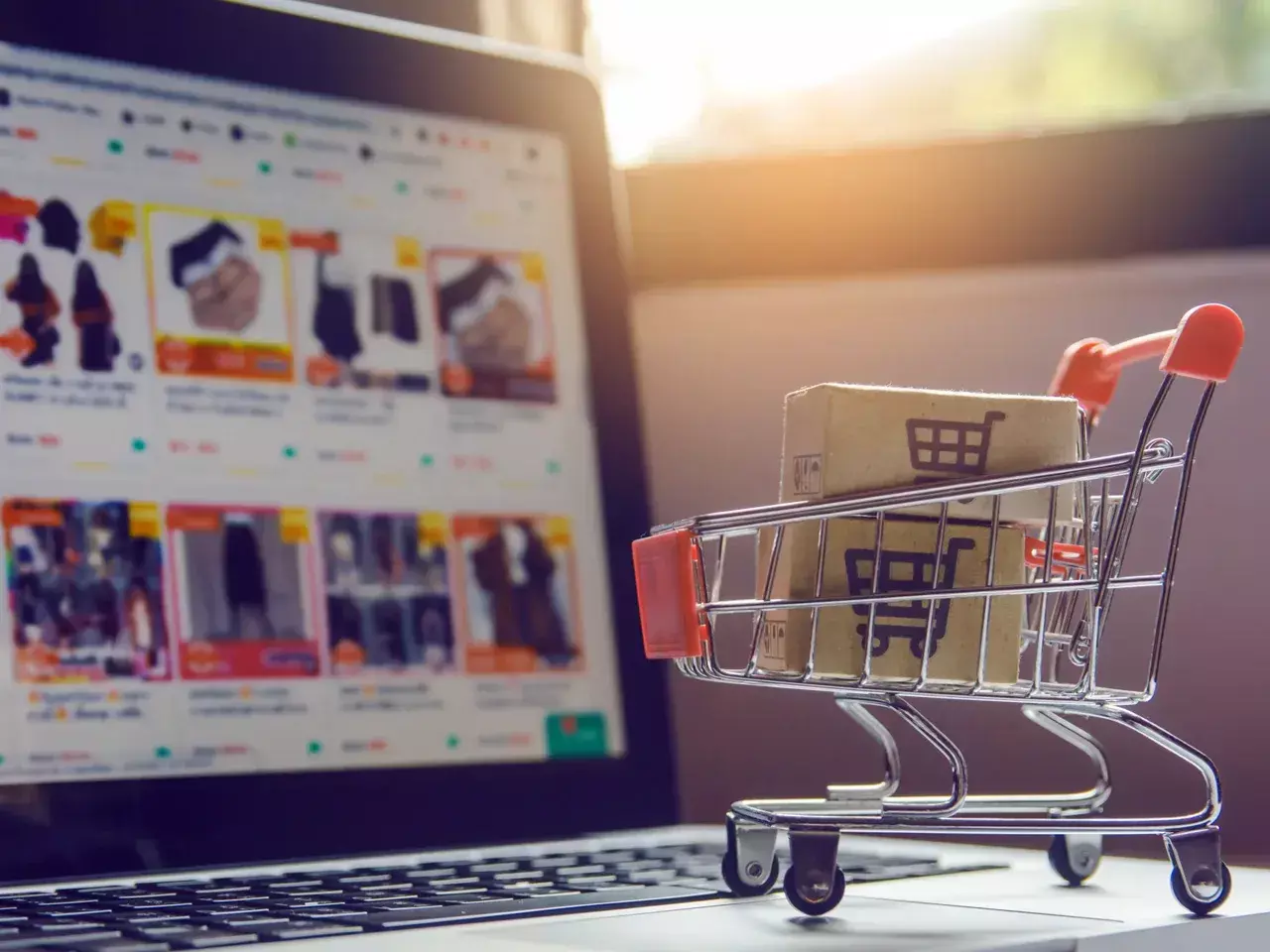 sales of e-commerce companies rose by 19 percent