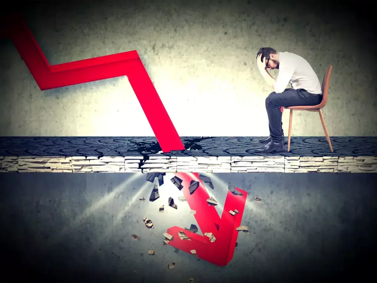 reliance and tcs take huge losses on mcap