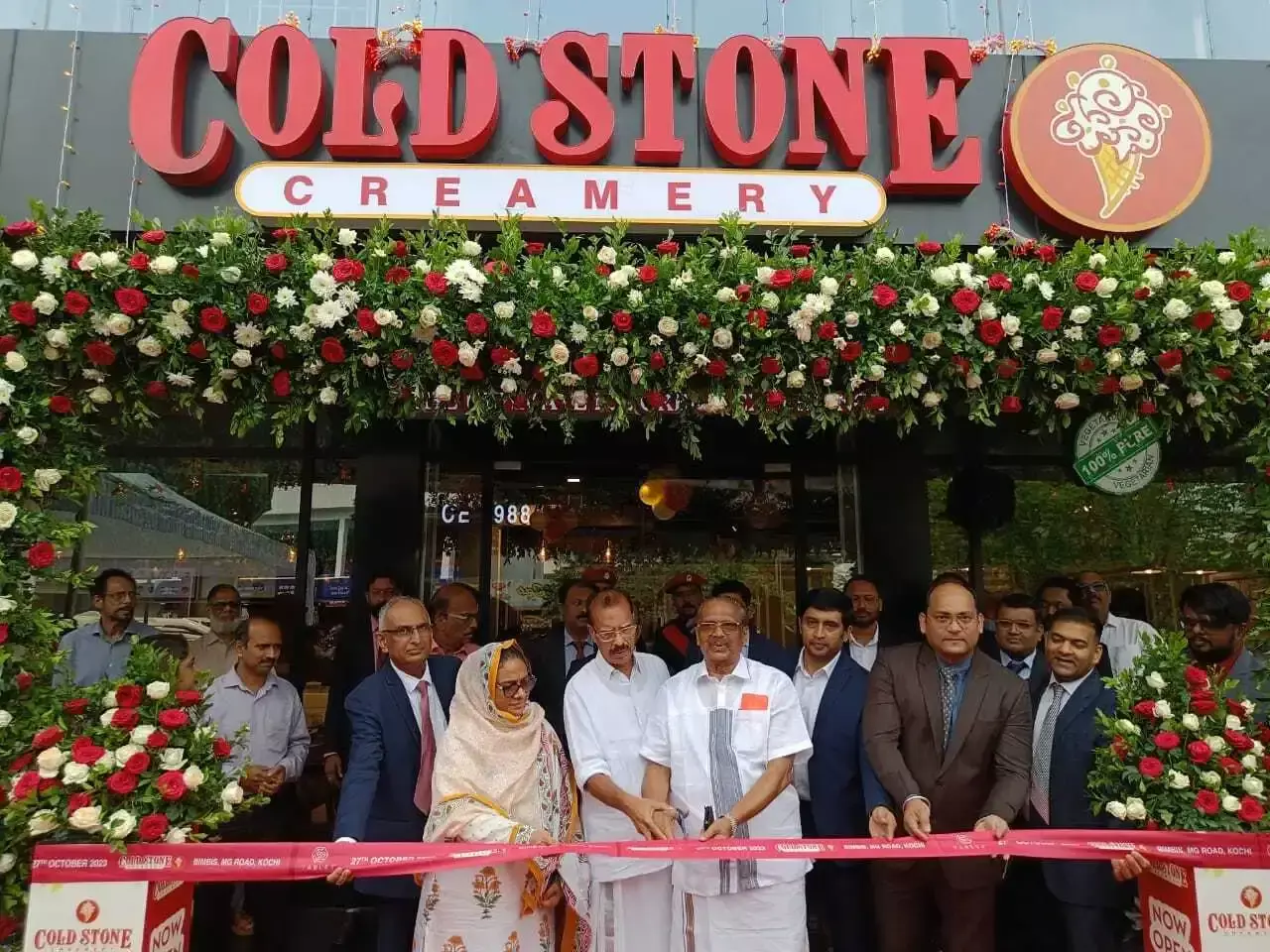 third branch of cold stone creamery opened