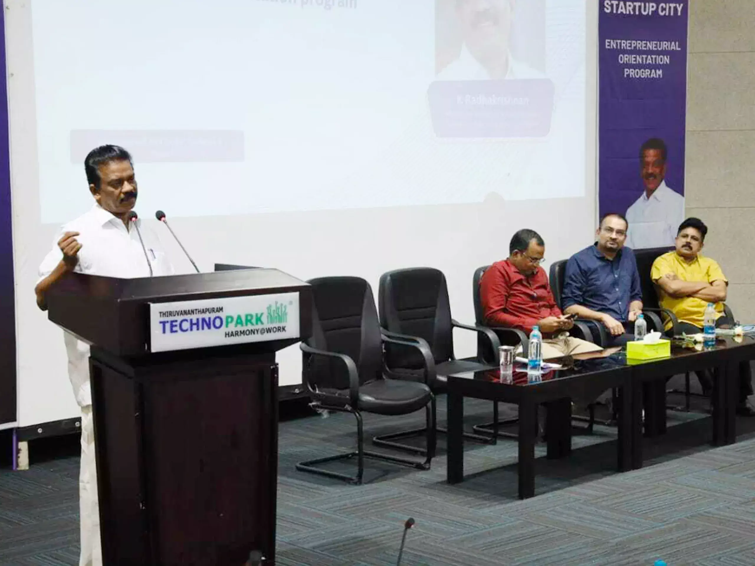 aocial support is essential for backward class entrepreneurs, minister radhakrishnan