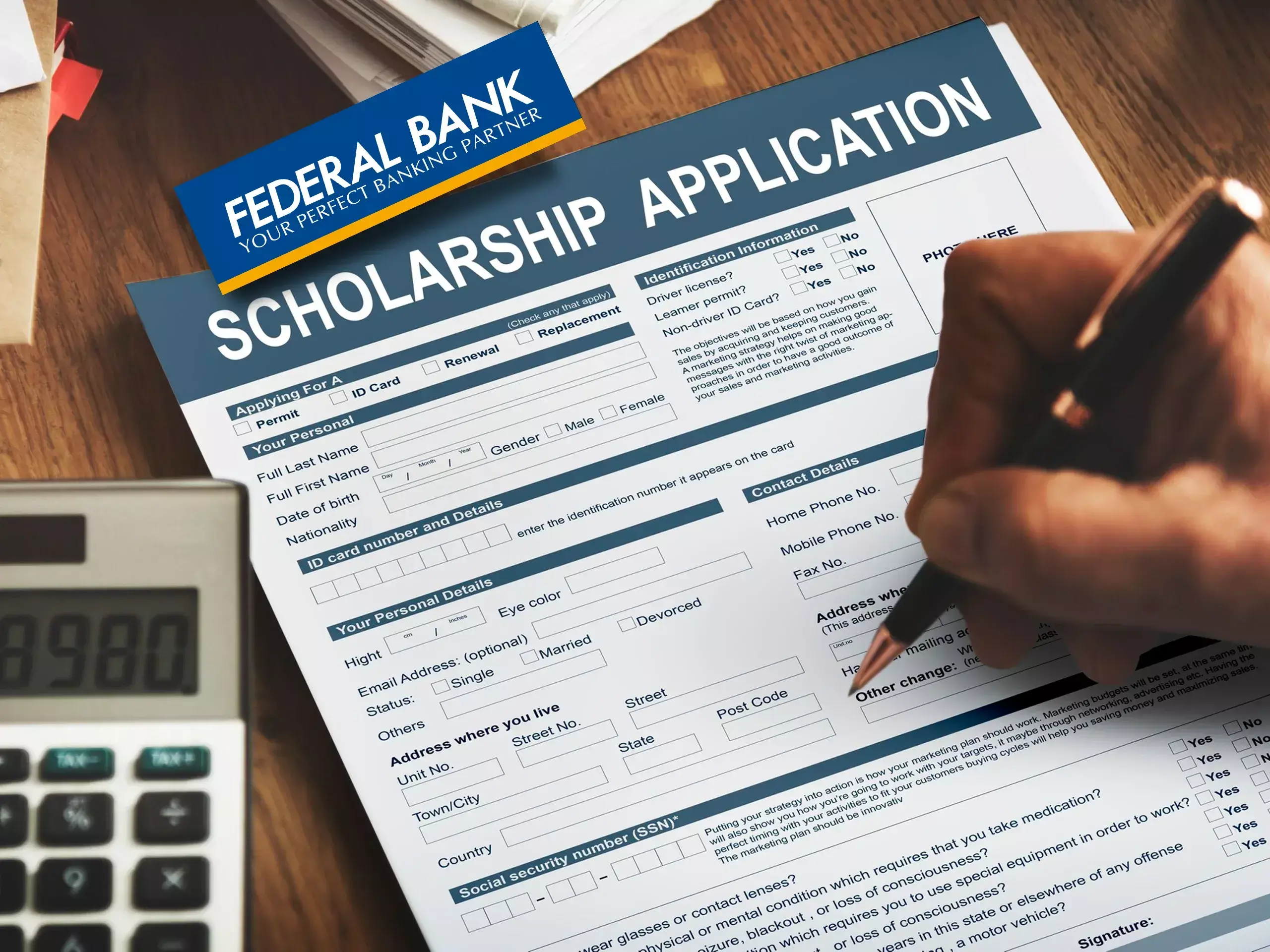 ഫെഡറല്‍ ബാങ്ക് സ്‌കോളര്‍ഷിപ്പ് അപേക്ഷ ക്ഷണിച്ചു