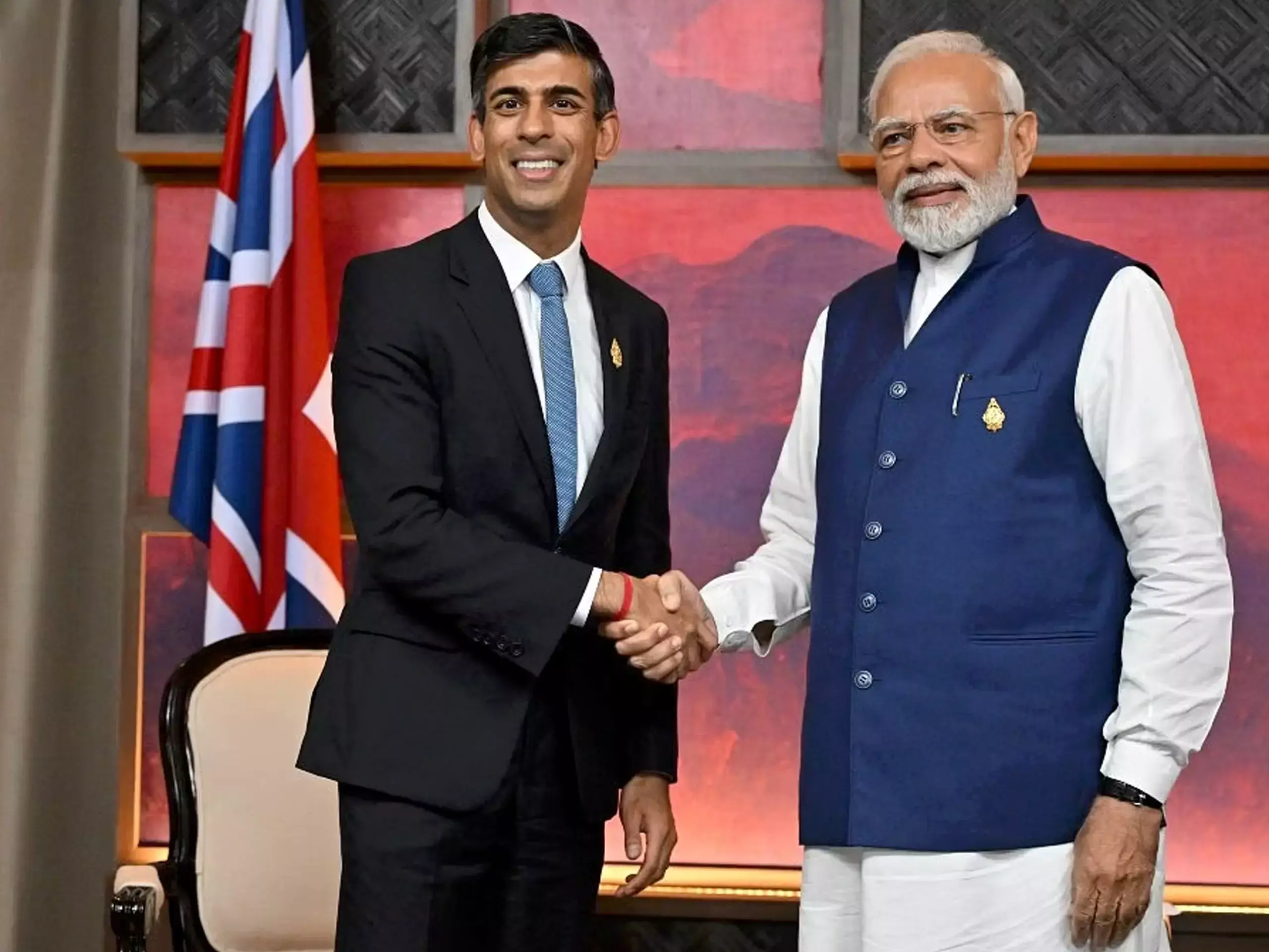 Modi held talks with British Prime Minister