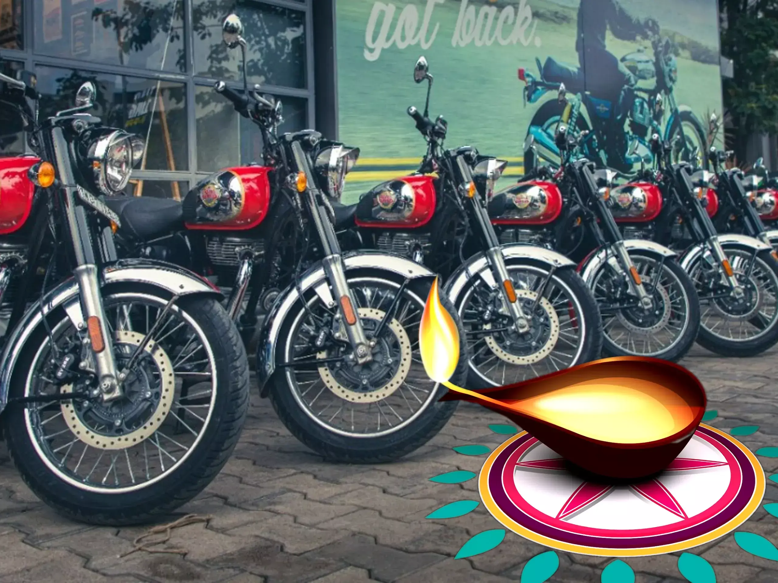 bullet was given as a diwali gift by the plantation owner to the employees