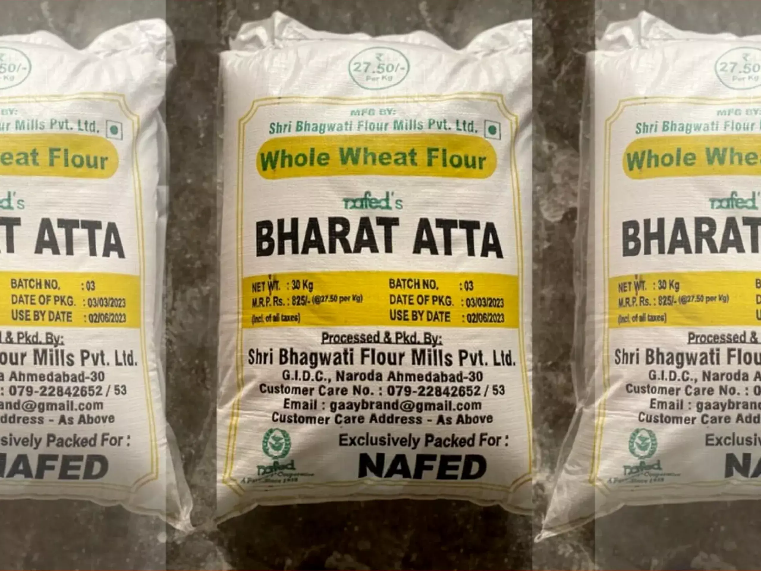 bharat atta at rs27.50 per kg