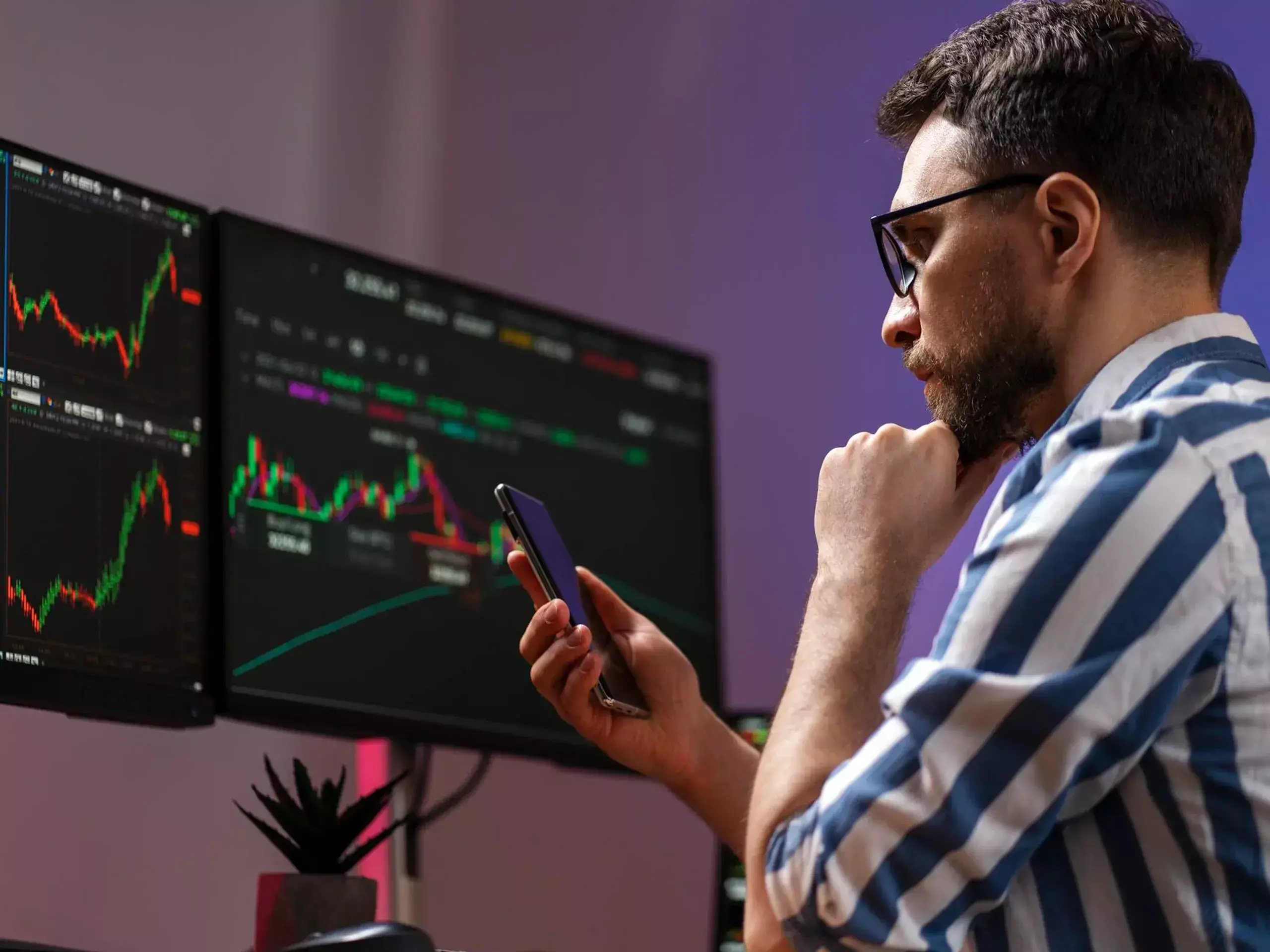 markets settle in the red after volatility