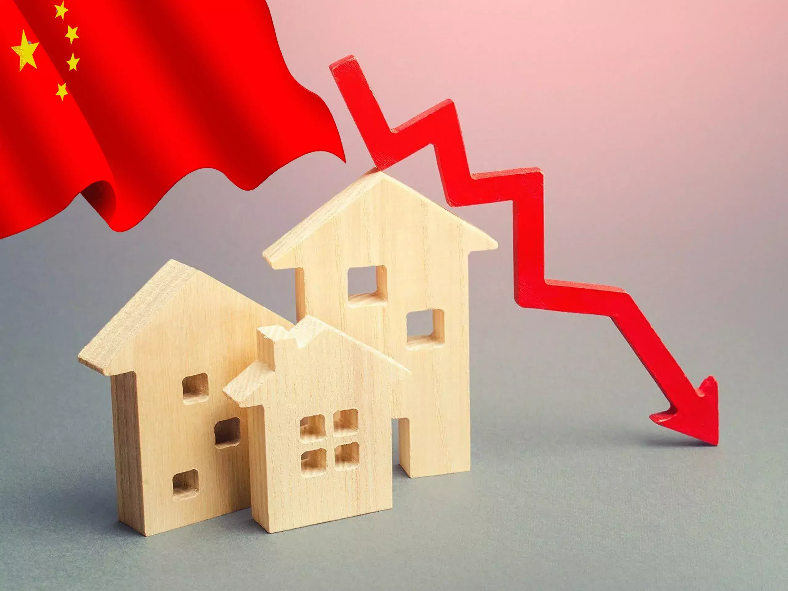 slowdown in the property sector has worsened in china