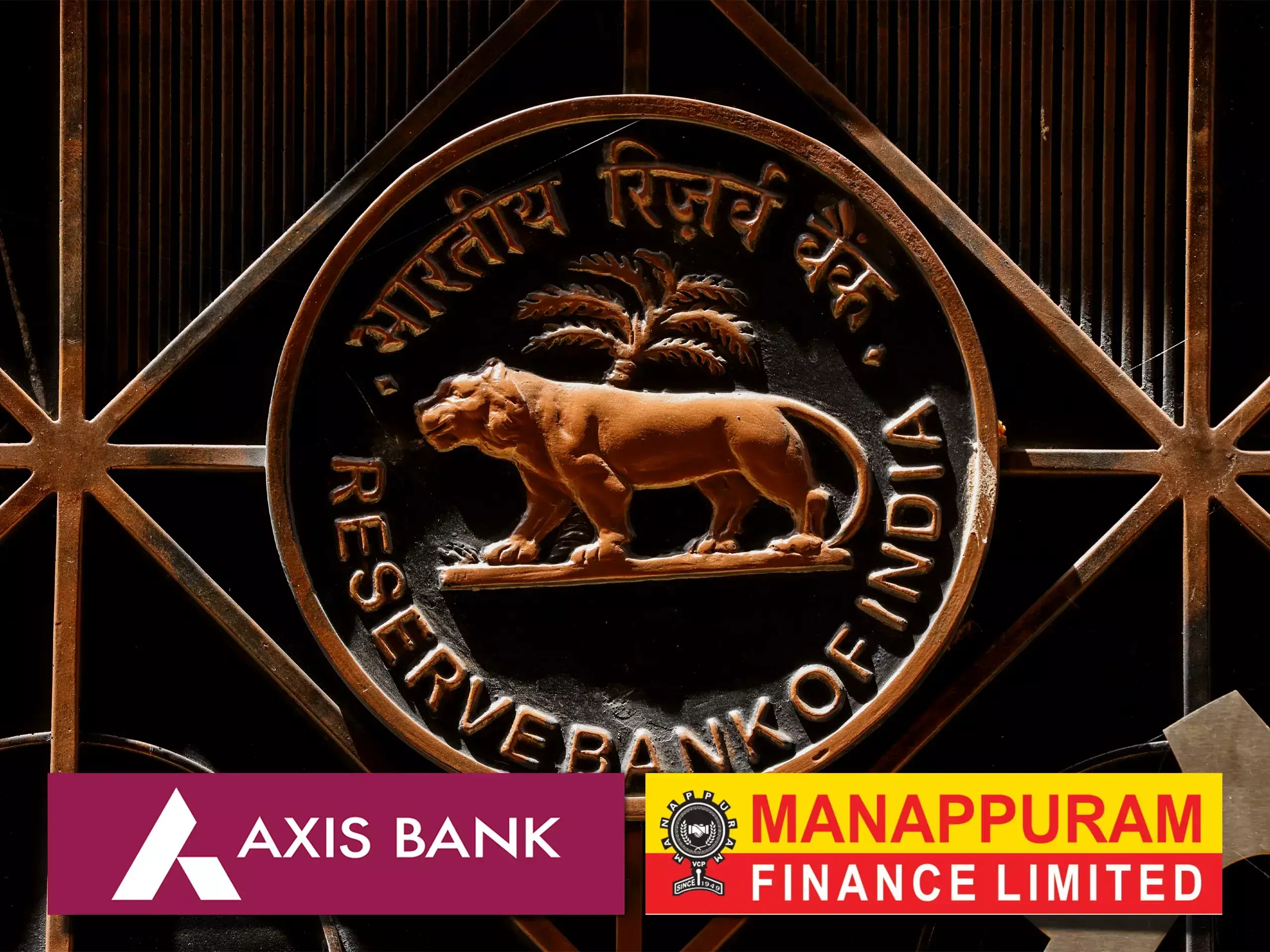 rbi imposed fine on manappuram finance and axis bank