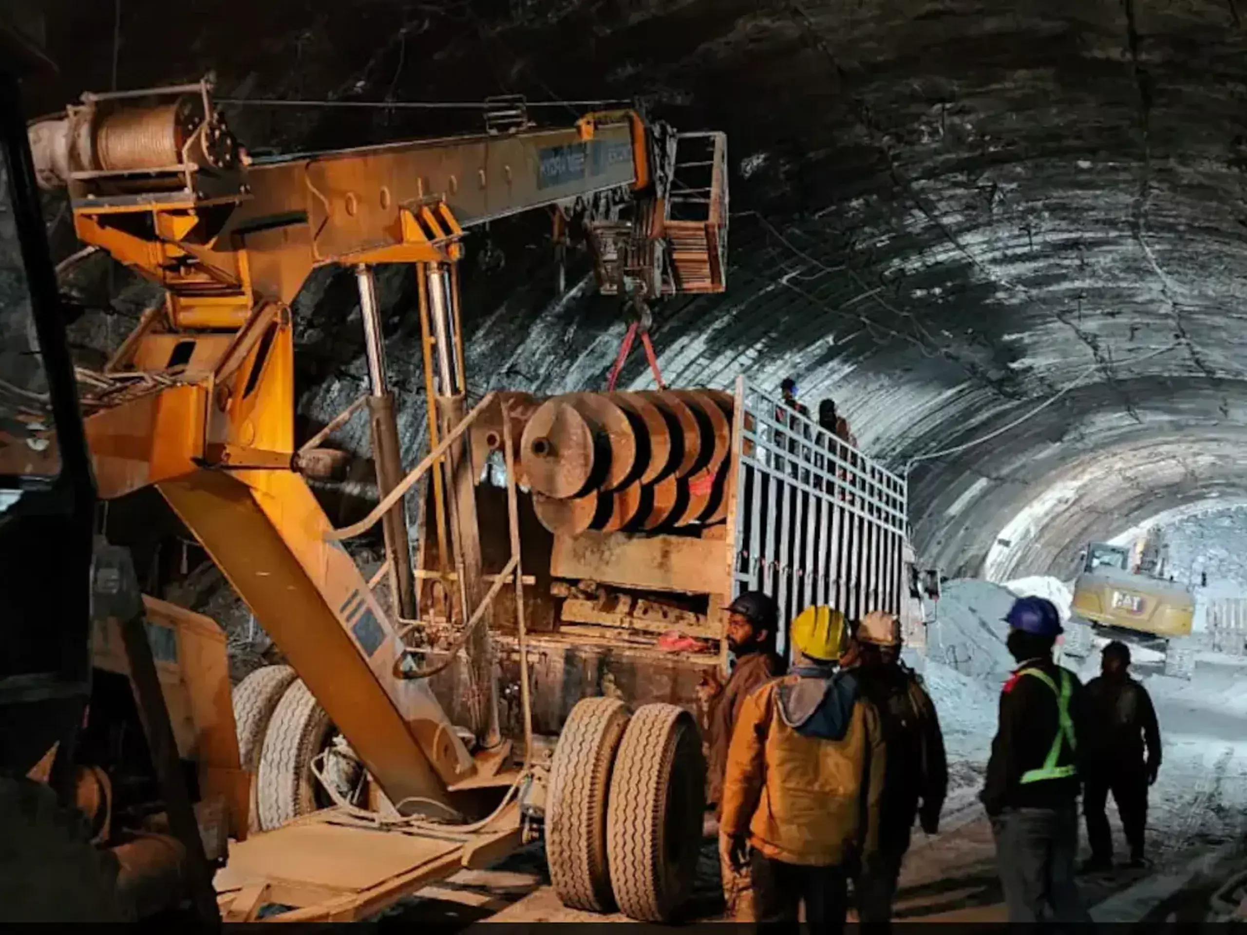 rescue efforts continue, tunneling experts reach the spot