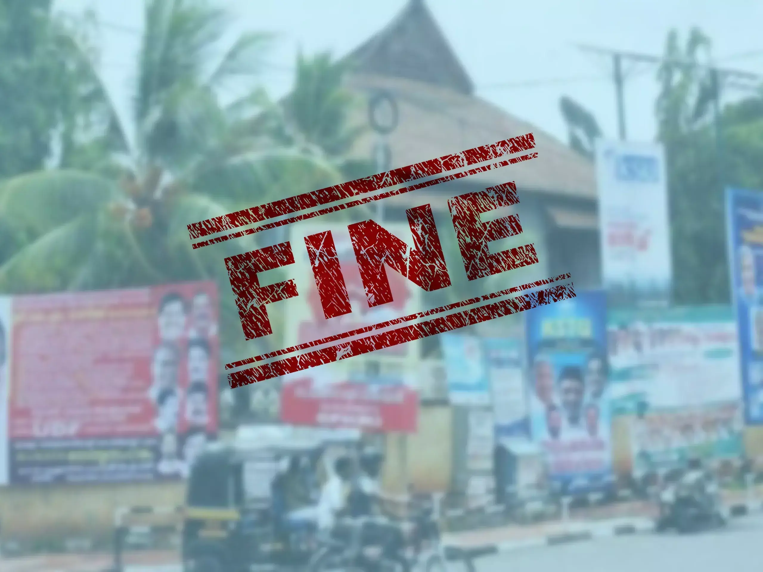 illegal flex on public roads, fine of up to rs.5000 has been decided