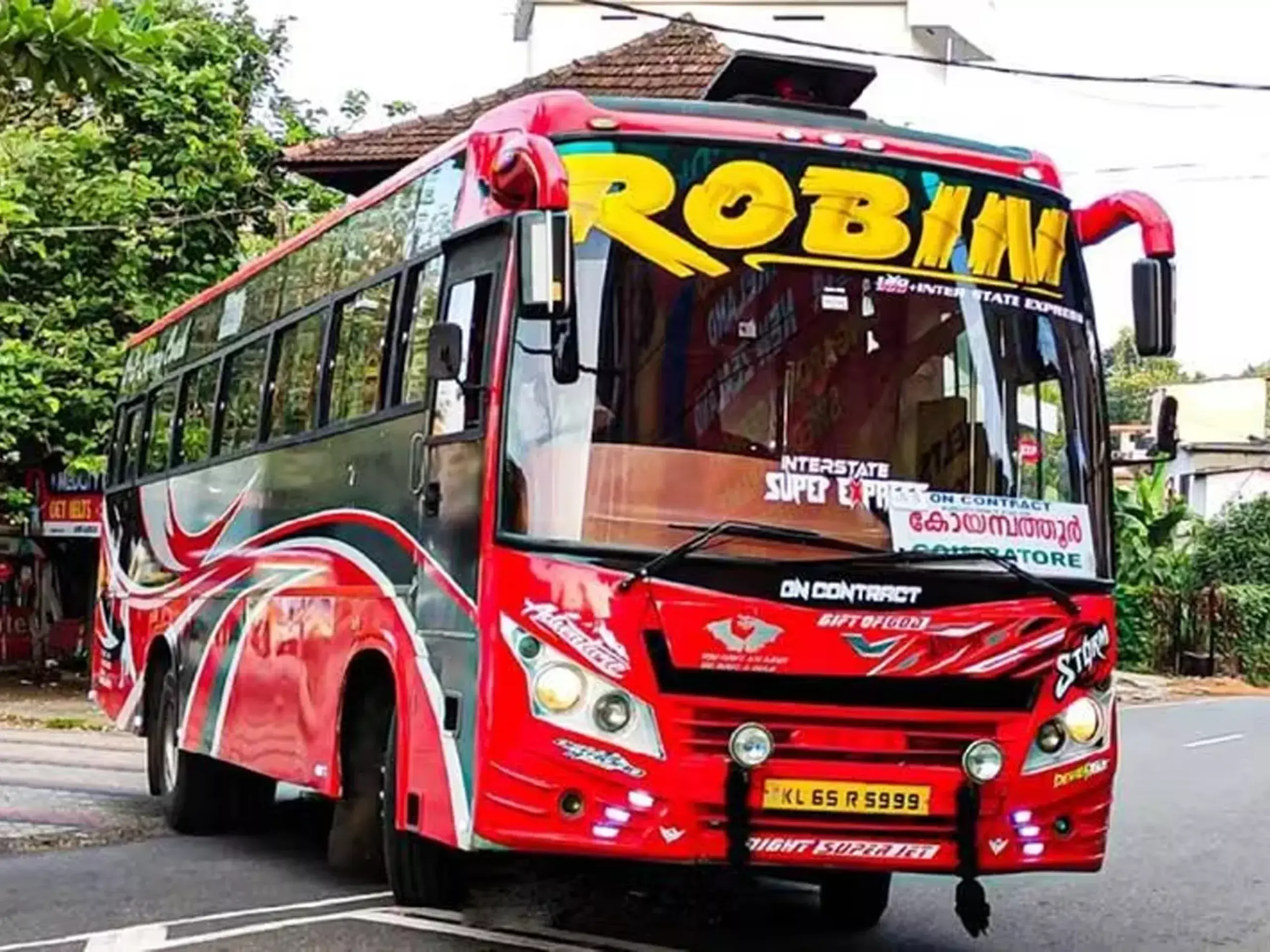 private bus owners against robin bus