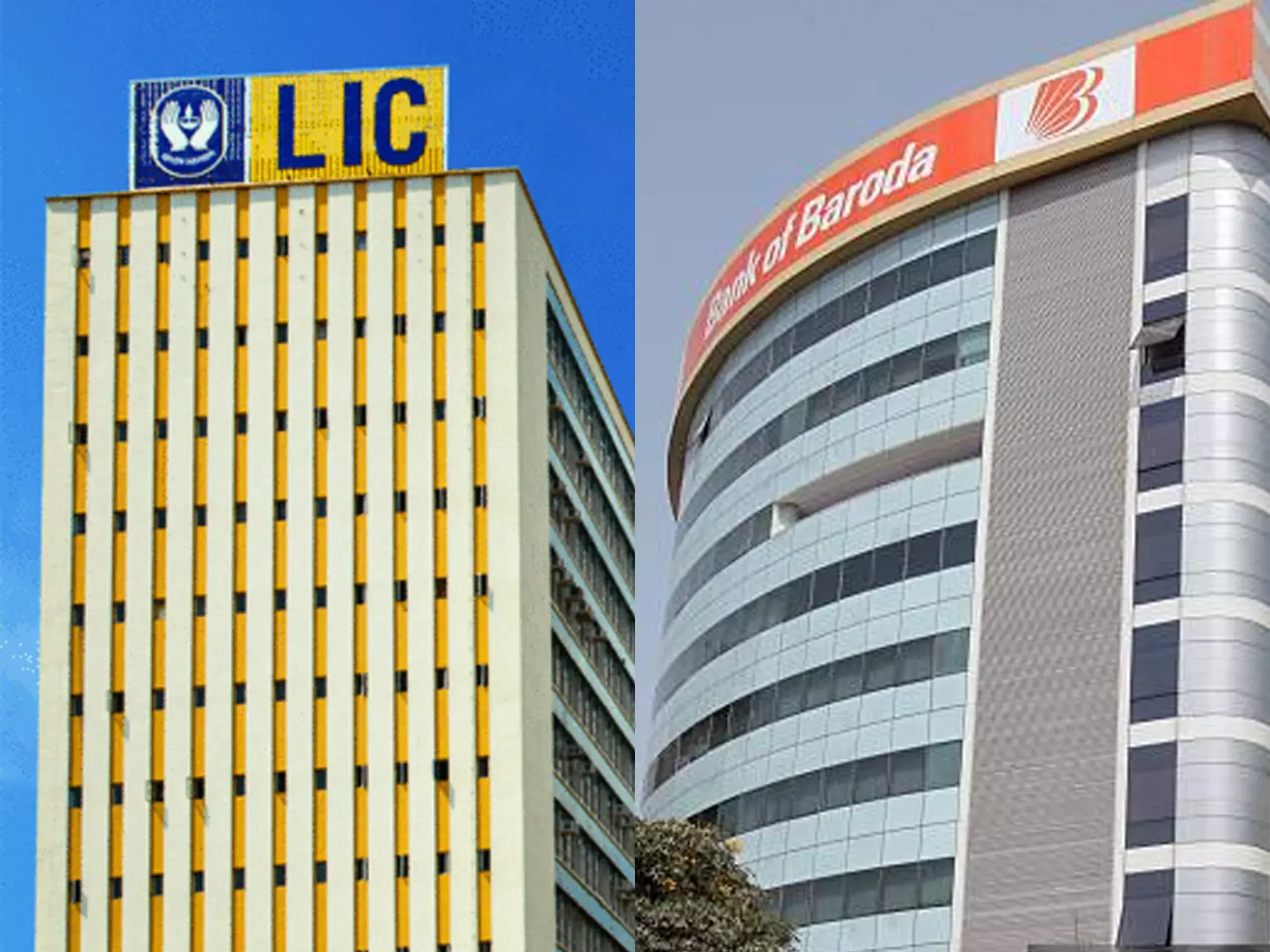 lic increased stake in bank of baroda