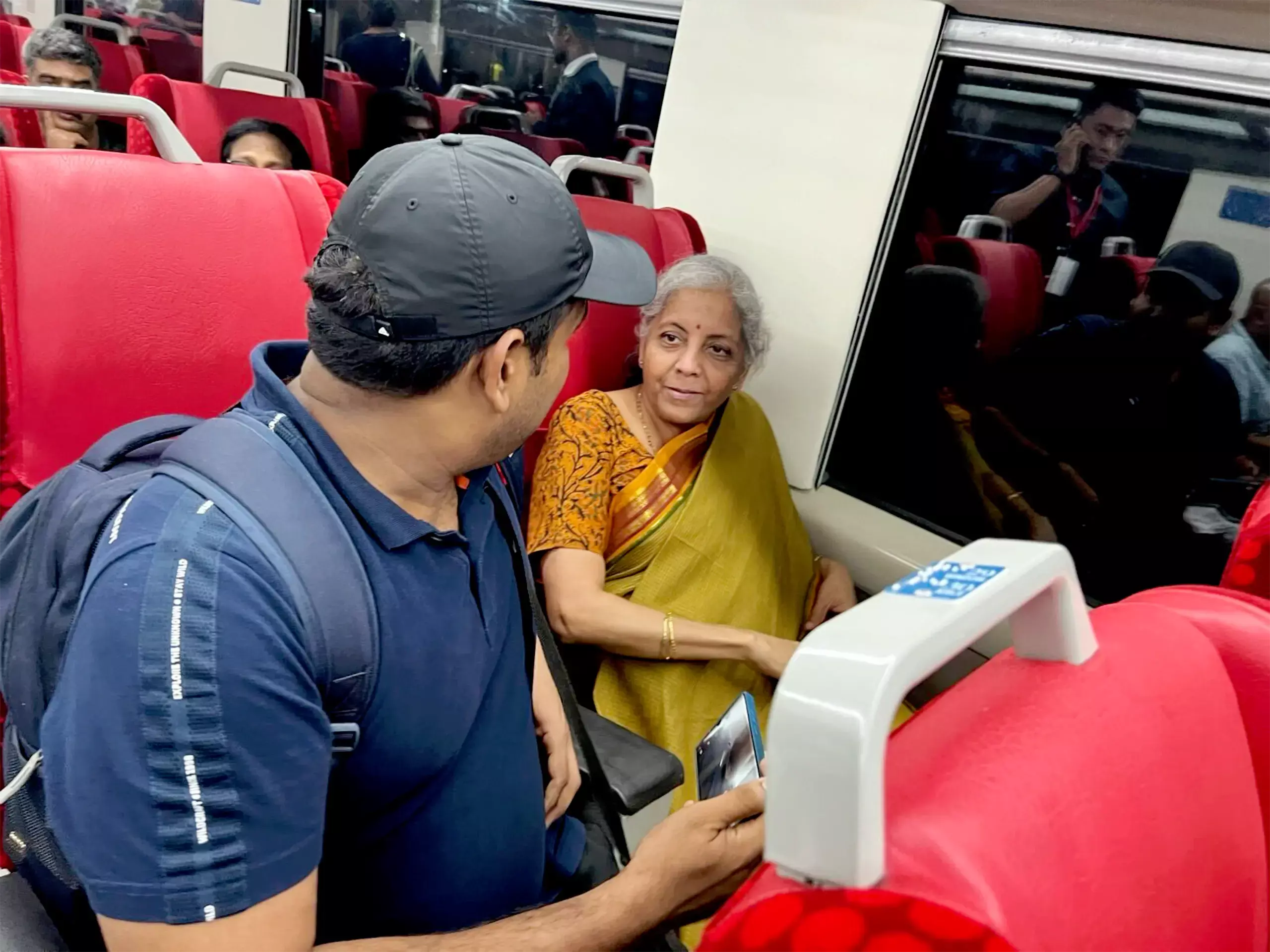 Nirmala Sitharaman traveled from Kochi in