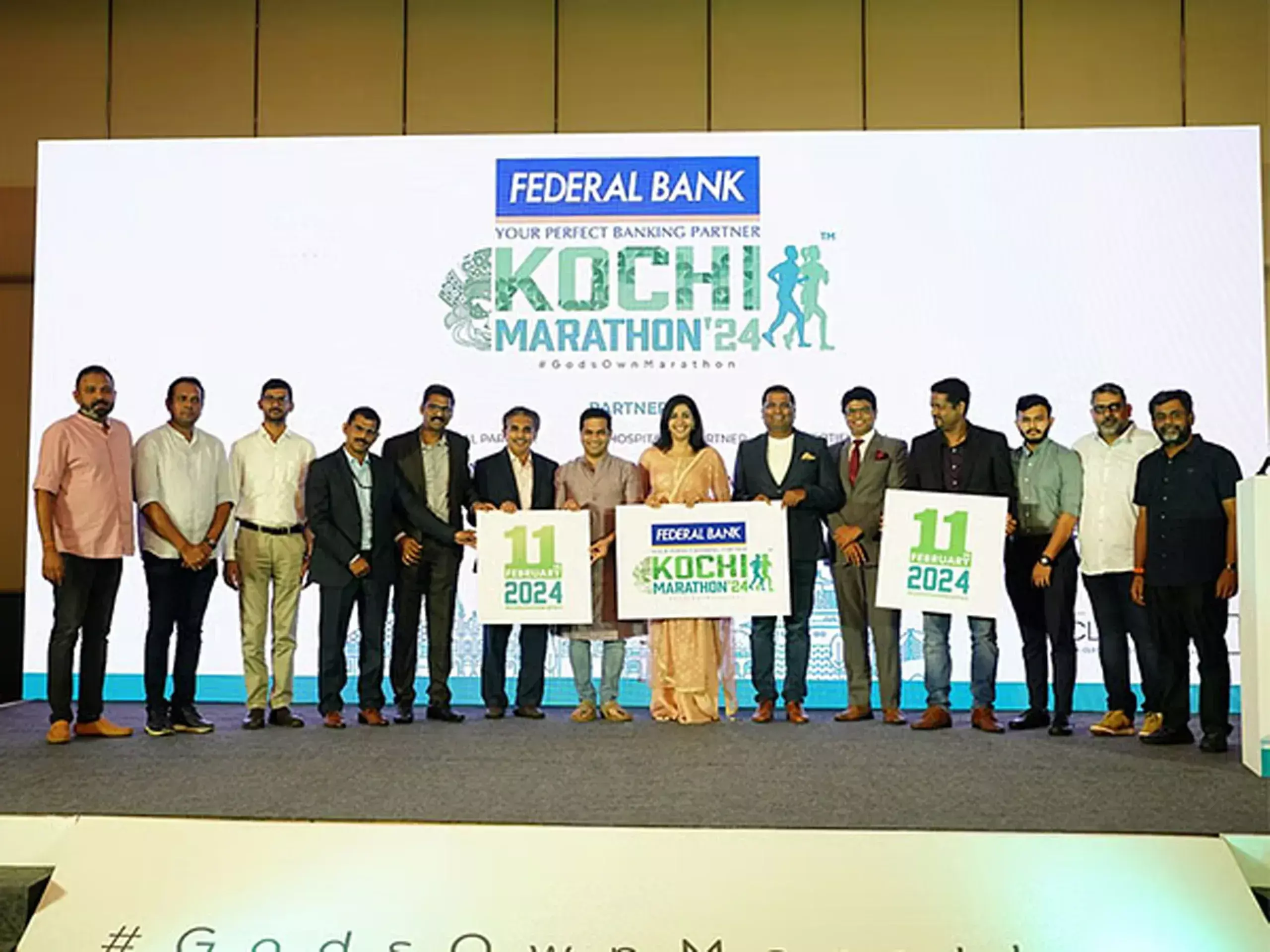 federal bank kochi marathon 2024, on february 11