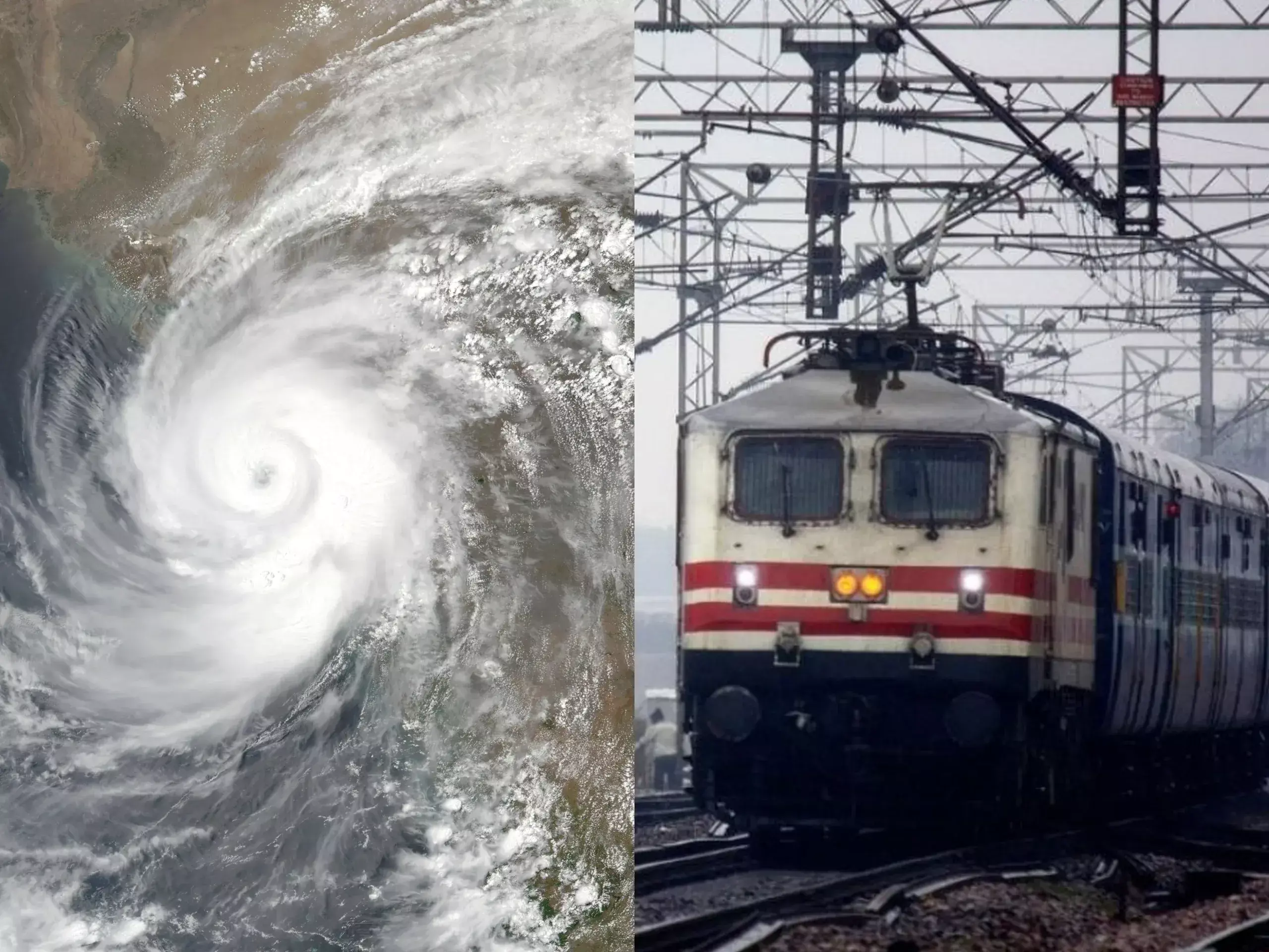 ചുഴലിക്കാറ്റ് ഭീഷണി; കേരളത്തിലോടുന്ന 35 ട്രെയിനുകള്‍ റദ്ദാക്കി