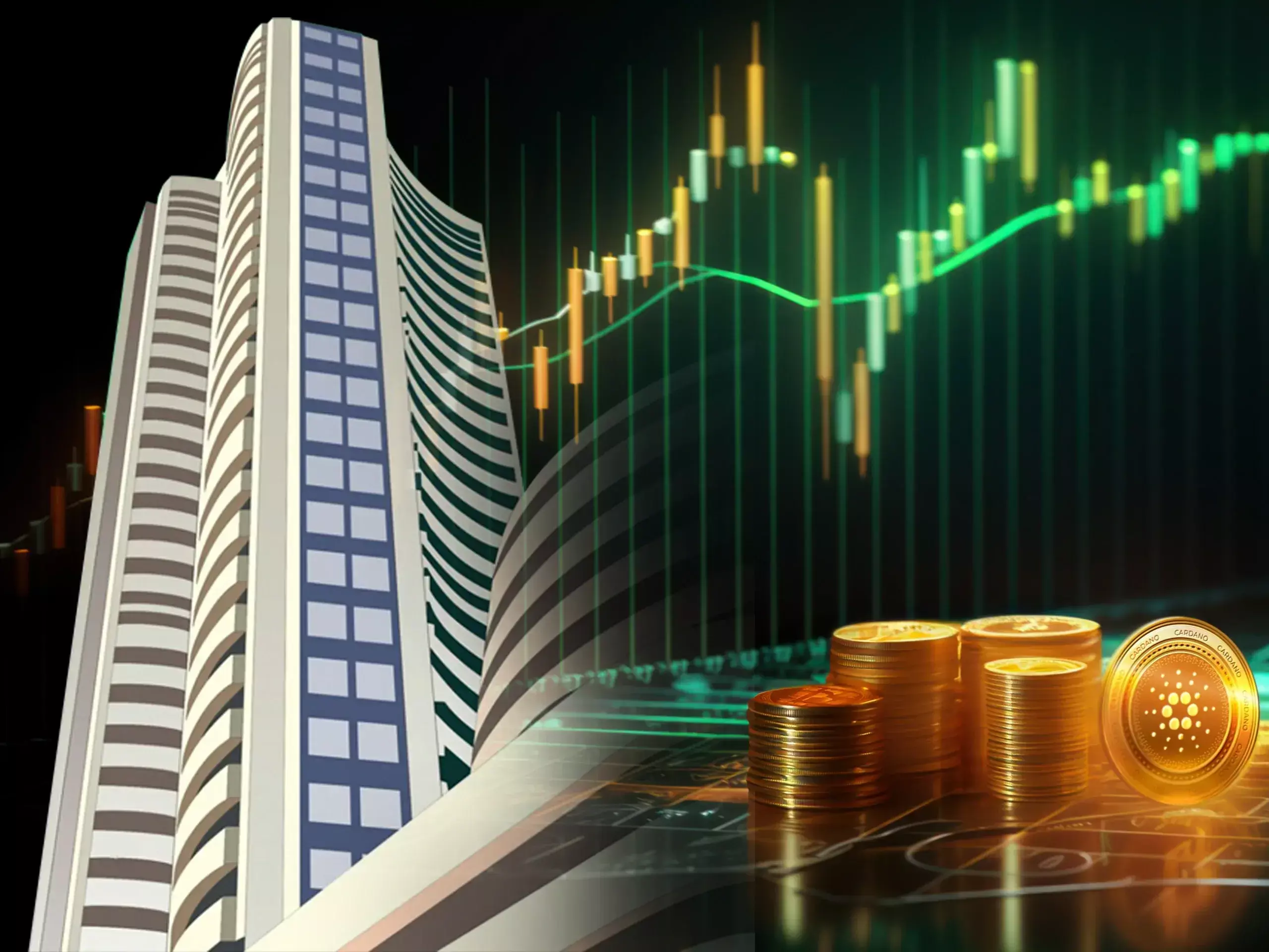 nifty crosses 20,500, sensex gains over 1000 points