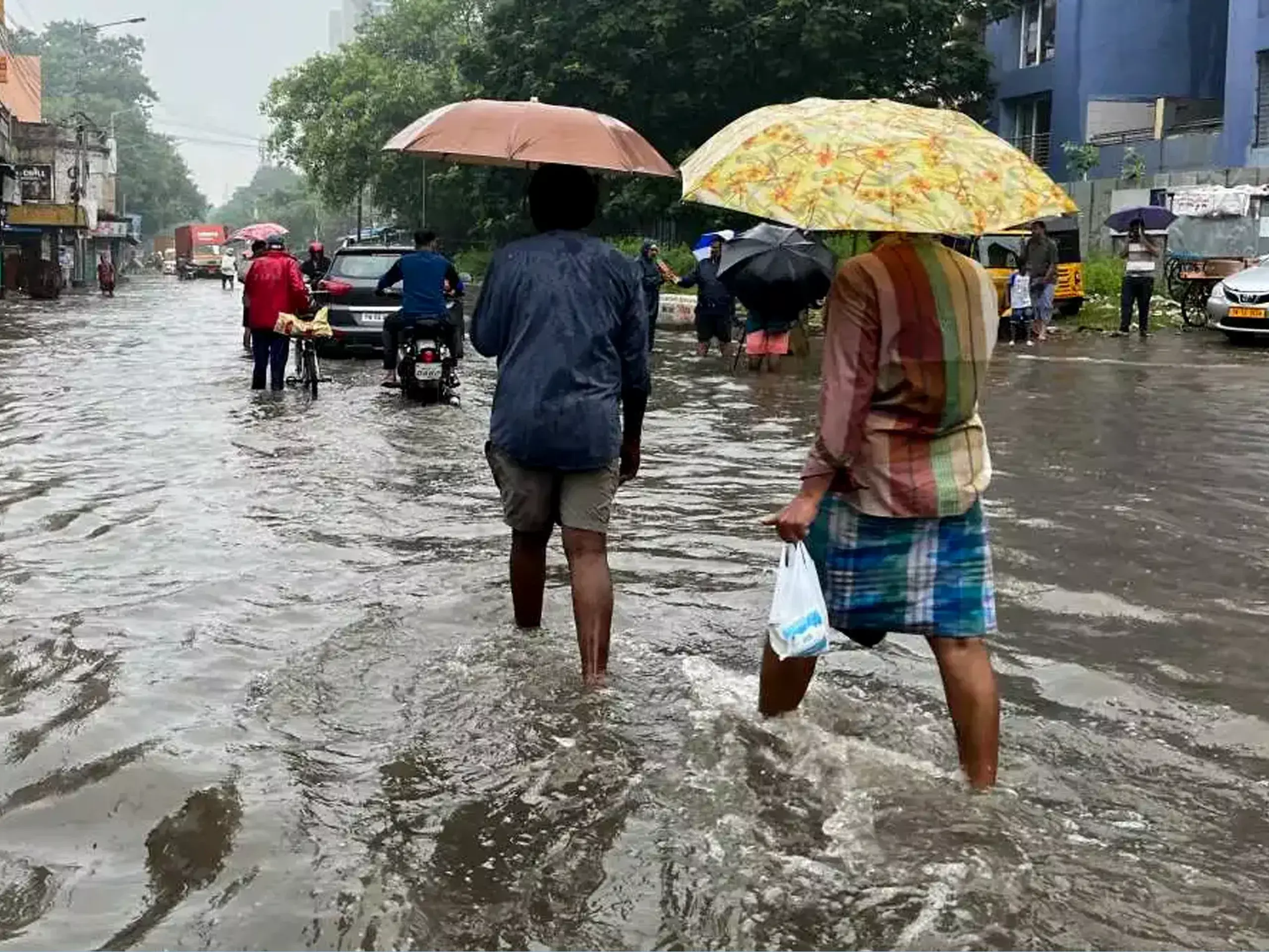 rain lashed chennai and prices of essential commodities soared