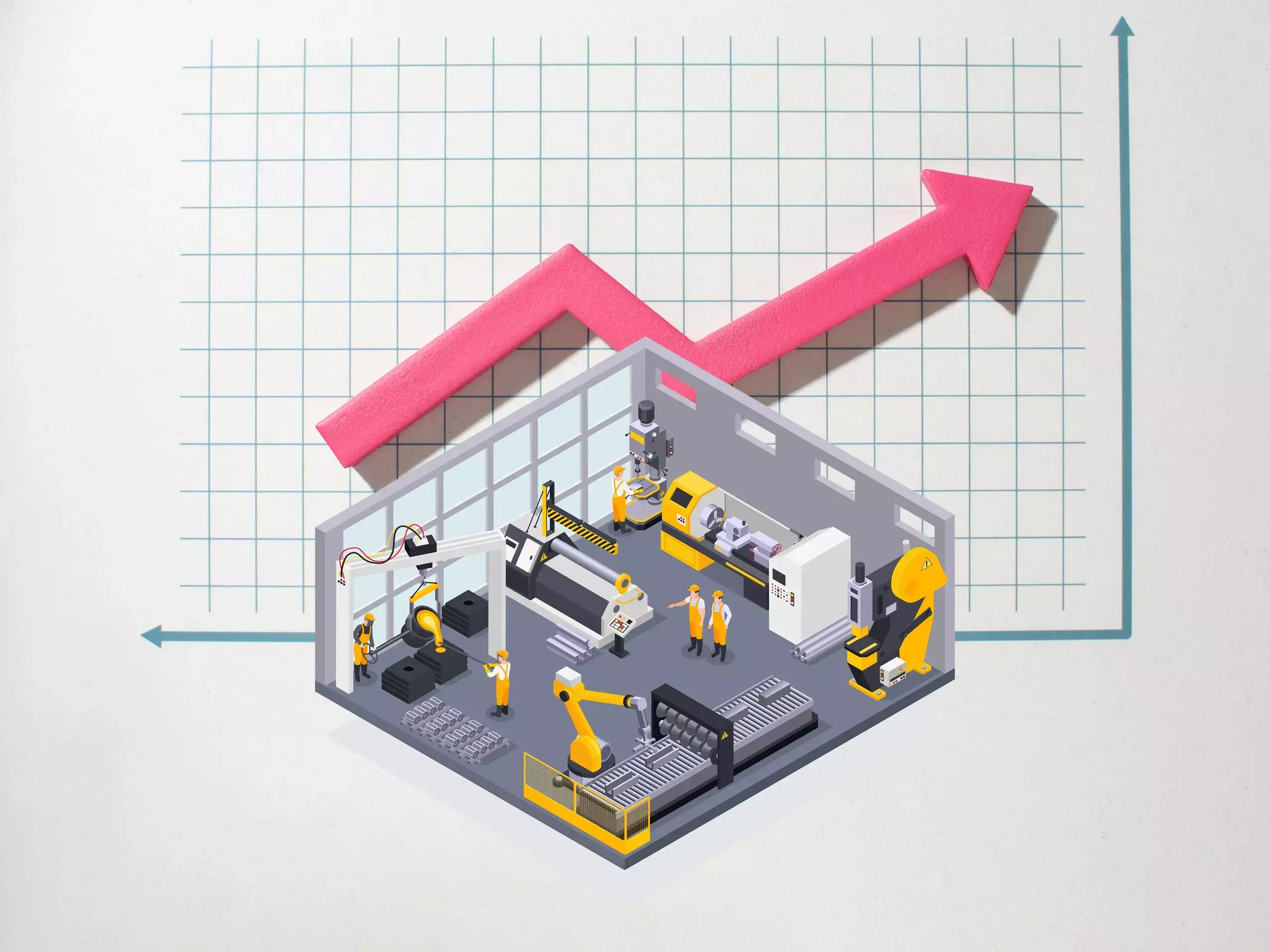 industrial production growth at 16-month high