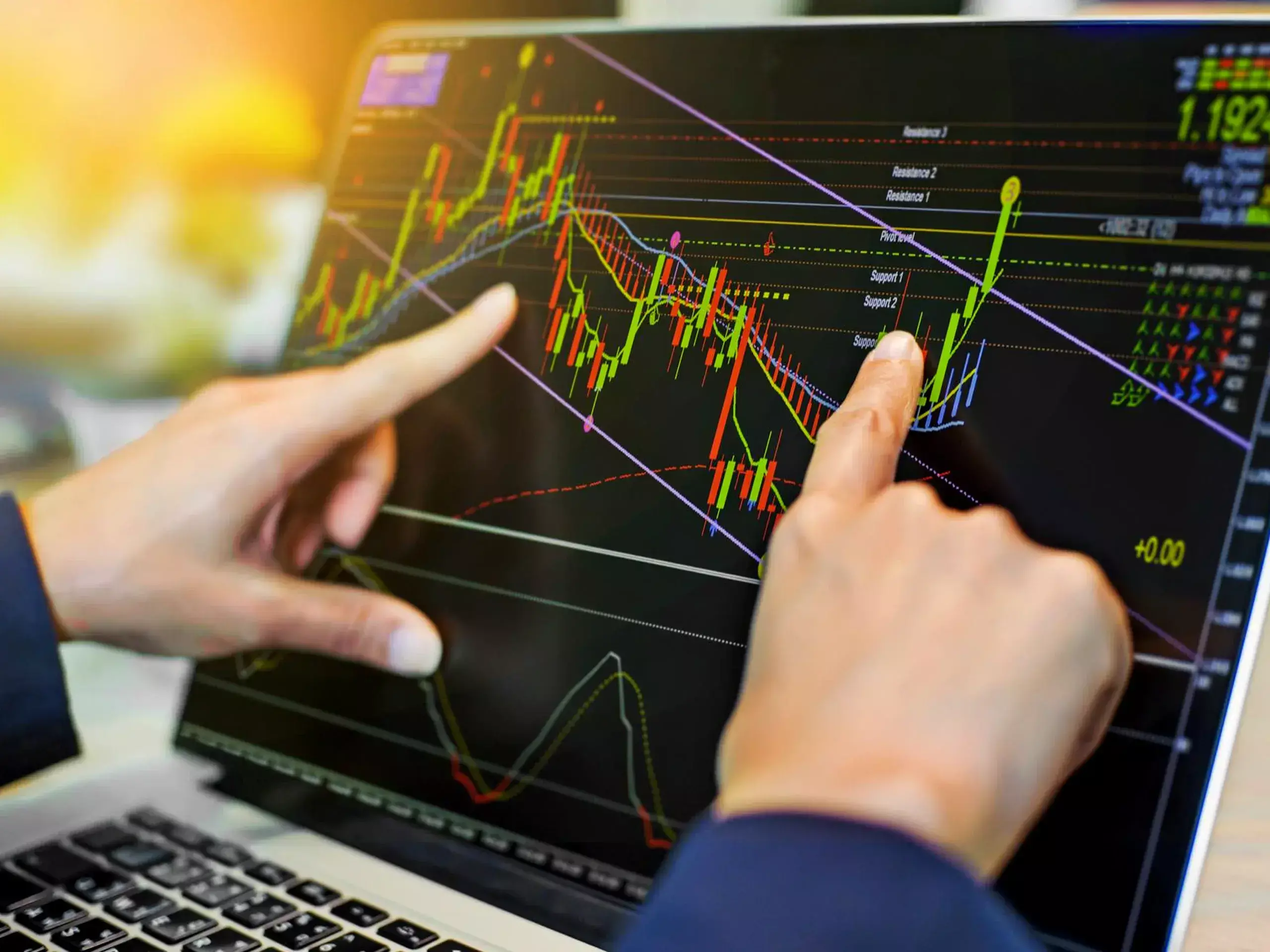 sensex and nifty touch the green after volatility